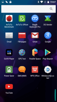 Doogee X7 Pro інтерфейс